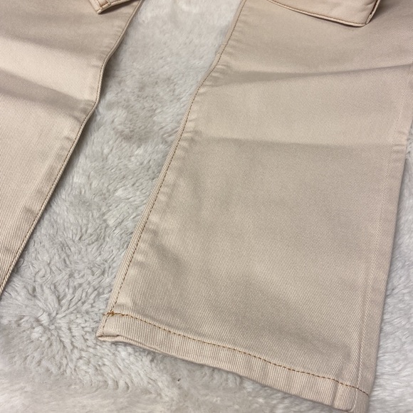 NWT! W34xL34 TopMan straight leg jeans cream color - Picture 10 of 10